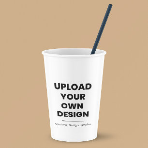 Laden Sie Ihr eigenes Design hier hoch Benutzerd Pappbecher