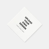 Laden Sie Ihr eigenes Design hier hoch | Benutzerd Serviette (Ecke)