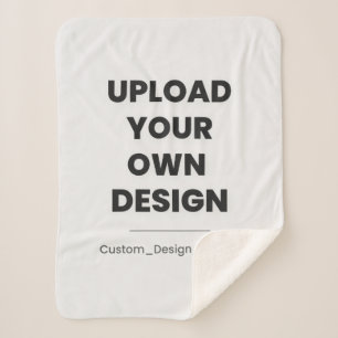 Laden Sie Ihr eigenes Design hier hoch Benutzerd Sherpadecke