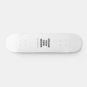 Laden Sie Ihr eigenes Design hier hoch | Benutzerd Skateboard (Horizontal)