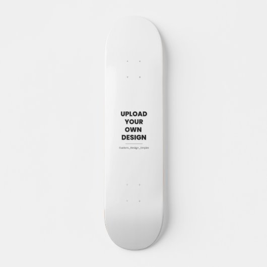 Laden Sie Ihr eigenes Design hier hoch | Benutzerd Skateboard (Vorne)