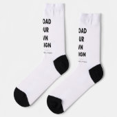 Laden Sie Ihr eigenes Design hier hoch | Benutzerd Socken (Linkes Detail)