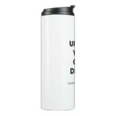 Laden Sie Ihr eigenes Design hier hoch | Benutzerd Thermosbecher (Nach links gedreht)