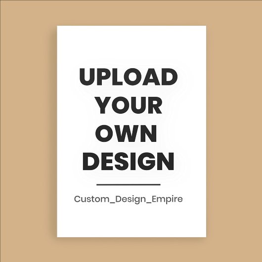Laden Sie Ihr eigenes Design hier hoch | Template- Einladung