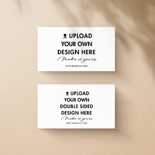 Laden Sie Ihr eigenes Design hoch, individuelles D Visitenkarte