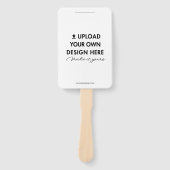 Laden Sie Ihr eigenes Design Hochzeitsprogramm Han Fächer (Vorderseite)