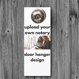 Laden Sie Ihr eigenes Design Notar Public Marketin Türanhänger