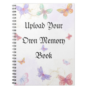 Laden Sie Ihr eigenes Erinnerungsnotizbuch hoch Notizblock