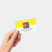 Laden Sie Ihr eigenes Firmenlogo oder Ihr eigenes  Ausweis (Handheld)