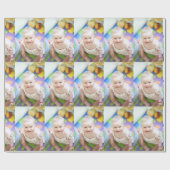 Laden Sie Ihr eigenes Foto. Einzigartig Geschenkpapier (Flach)