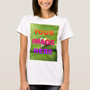Laden Sie Ihr eigenes Foto oder Kunst T-Shirt