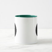 Laden Sie Ihr eigenes Geschäft-Logo Modernes Templ Tasse (Zentrum)