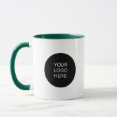 Laden Sie Ihr eigenes Geschäft-Logo Modernes Templ Tasse (Links)