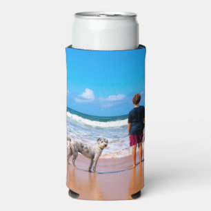 Laden Sie Ihr eigenes Haustier-Foto Can Cooler-Ges Selters Dosenkühler