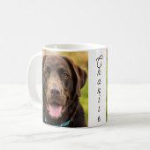 Laden Sie Ihr eigenes Hundebild hoch Kaffeetasse (Vorderseite Links)
