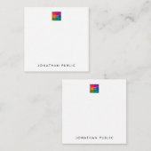 Laden Sie Ihr eigenes Logo hier Personalisiert her Mitteilungskarte (Vorne/Hinten)