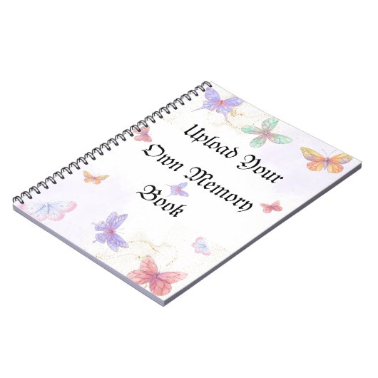 Laden Sie Ihr eigenes Memory-Notebook hoch Notizblock (Linke Seite)