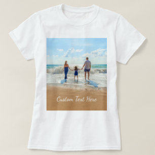 Laden Sie Ihr Familienfoto T-Shirt mit individuell