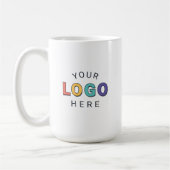 Laden Sie Ihr Firmenlogo hoch Kaffeetasse (Links)