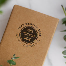 Laden Sie Ihr Firmenlogo und Firmenlogo hoch Gummistempel