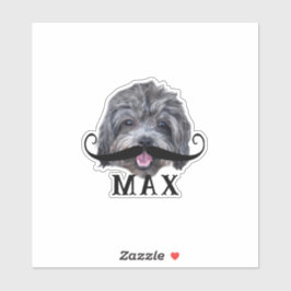 Laden Sie Ihr Foto für das Gesicht Ihres Hauses un Aufkleber