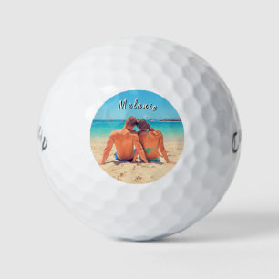 Laden Sie Ihr Foto Golfbälle Stempel Benutzerdefin
