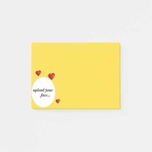 Laden Sie Ihr Foto hoch Post-it Klebezettel (Vorderseite)