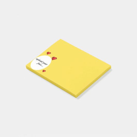 Laden Sie Ihr Foto hoch Post-it Klebezettel (angewinkelt)