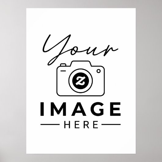 Laden Sie Ihr Foto hoch Poster (Vorne)