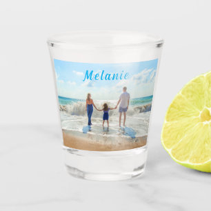 Laden Sie Ihr Foto hoch Shot Glass Geschenk Benutz Schnapsglas