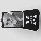 Laden Sie Ihr Foto mit Monogramm hoch Golf Headcover (Vorderseite)