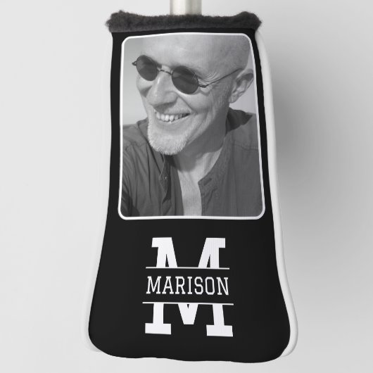 Laden Sie Ihr Foto mit Monogramm hoch Golf Headcover (Rotieren 90)