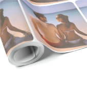 Laden Sie Ihr Foto-Packpapier hoch Geschenkpapier (Rolleneckpunkt)