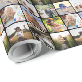 Laden Sie Ihr Foto-Packpapier hoch Geschenkpapier (Rolleneckpunkt)