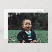 Laden Sie Ihr Foto Personalisiert herunter Postkarte (Vorne/Hinten)