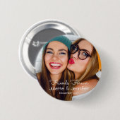 Laden Sie Ihr Foto | personifizieren mit Namen, Button (Vorne & Hinten)