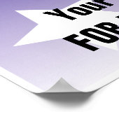 Laden Sie Ihr Foto-Vote für mich hoch! Poster (Ecke)