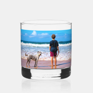 Laden Sie Ihr Haustierfoto personalisiert hoch Whiskyglas