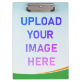 Laden Sie Ihr Lieblings-Foto hoch Klemmbrett (Vorderseite)