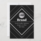 Laden Sie Ihr Logo & anpassbaren Textdesign hoch (Vorderseite)