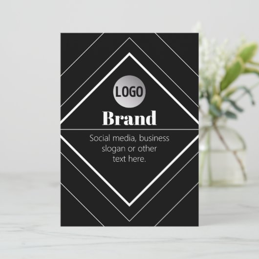 Laden Sie Ihr Logo & anpassbaren Textdesign hoch (Stehend Vorderseite)