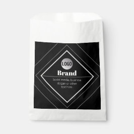 Laden Sie Ihr Logo & anpassbaren Textdesign hoch Geschenktütchen