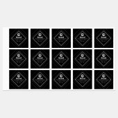 Laden Sie Ihr Logo & anpassbares Textdesign hoch Etiketten (Blatt)