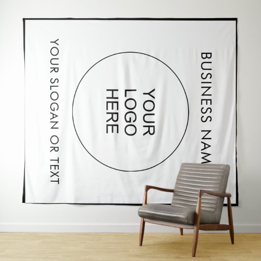 Laden Sie Ihr Logo auf einen vertikalen, extra gro Wandteppich (Beispiel (Horizontal))