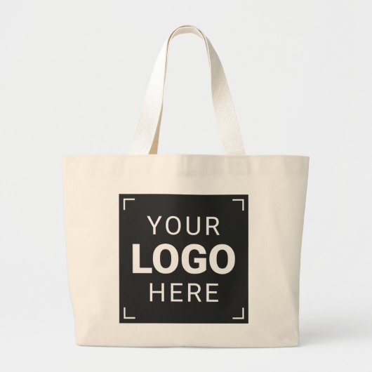 Laden Sie Ihr Logo hoch Jumbo Stoffbeutel (Vorne)