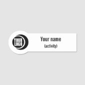 Laden Sie Ihr Logo hoch Namensschild (Vorderseite)