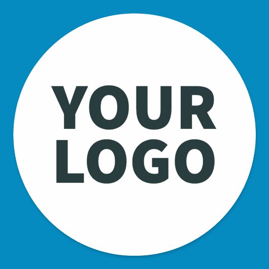 Laden Sie Ihr Logo hoch  Runder Aufkleber