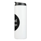 Laden Sie Ihr Logo hoch Thermosbecher (Nach rechts gedreht)