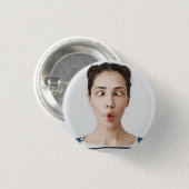Laden Sie Ihr lustiges Gesichtsfoto Selfie hoch  Button (Vorne & Hinten)