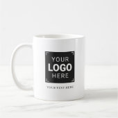 Laden Sie Ihr Markenlogo hoch Kaffeetasse (Links)